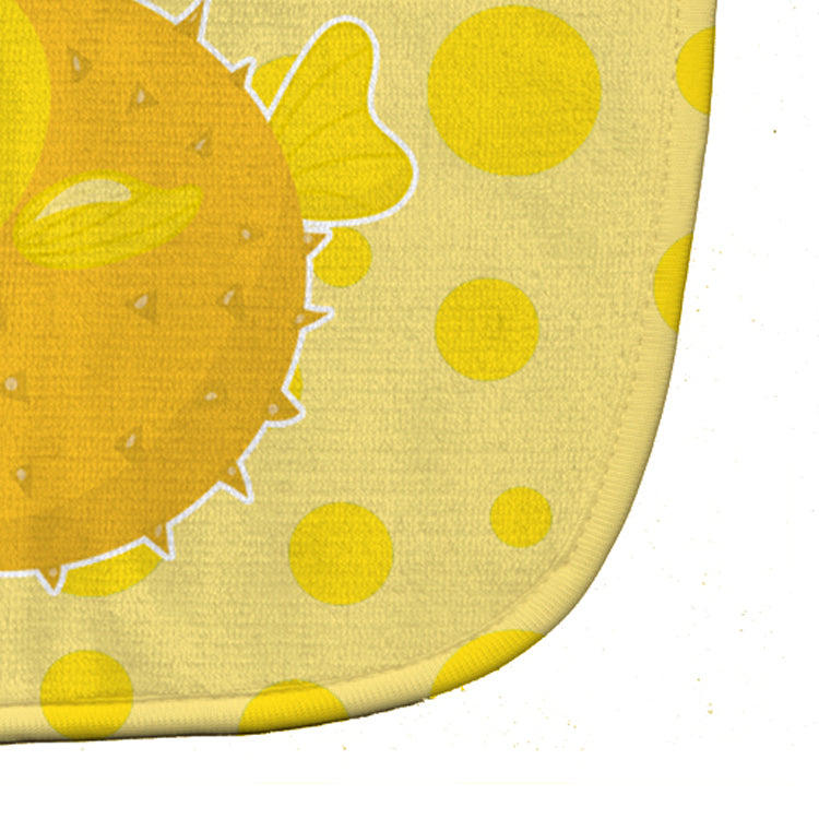 Fish Puffer Fish Baby Bib Easy-Clean Baby Bib Baby Feeding Accessory Baby Mealtime Essential, 10 x 13, Multicolor