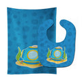 Diving Helmet Baby Bib & Burp Cloth Easy-Clean Baby Bib Baby Feeding Accessory Baby Mealtime Essential