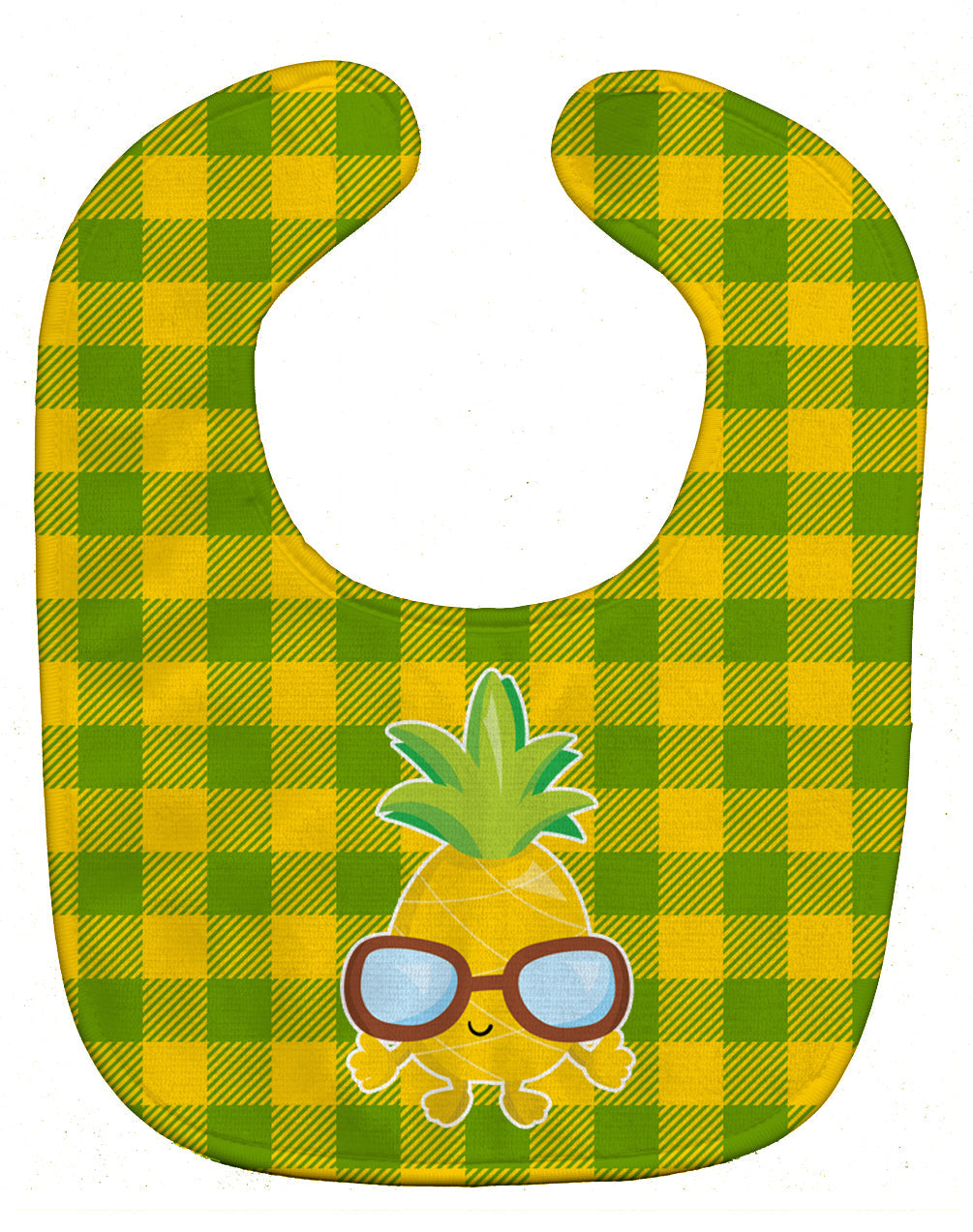 Pineapple Cool Sunglasses Face Baby Bib Easy-Clean Baby Bib Baby Feeding Accessory Baby Mealtime Essential, 10 x 13, Multicolor