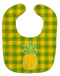 Pineapple #3 Baby Bib Easy-Clean Baby Bib Baby Feeding Accessory Baby Mealtime Essential, 10 x 13, Multicolor