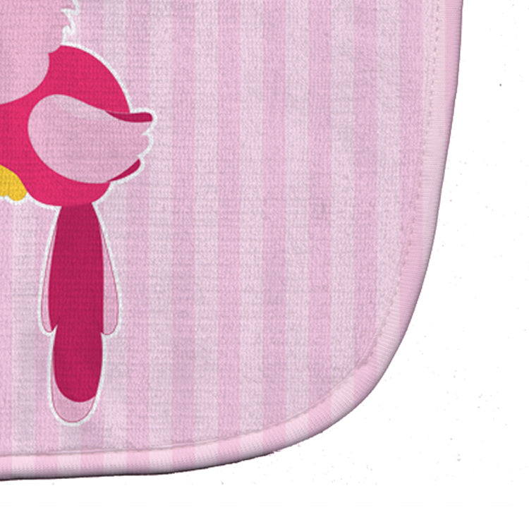 Pirate Parrot Pink Baby Bib Easy-Clean Baby Bib Baby Feeding Accessory Baby Mealtime Essential, 10 x 13, Multicolor