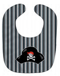 Pirate Hat Baby Bib Easy-Clean Baby Bib Baby Feeding Accessory Baby Mealtime Essential, 10 x 13, Multicolor