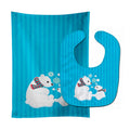 Polar Bears #5 Baby Bib & Burp Cloth Easy-Clean Baby Bib Baby Feeding Accessory Baby Mealtime Essential