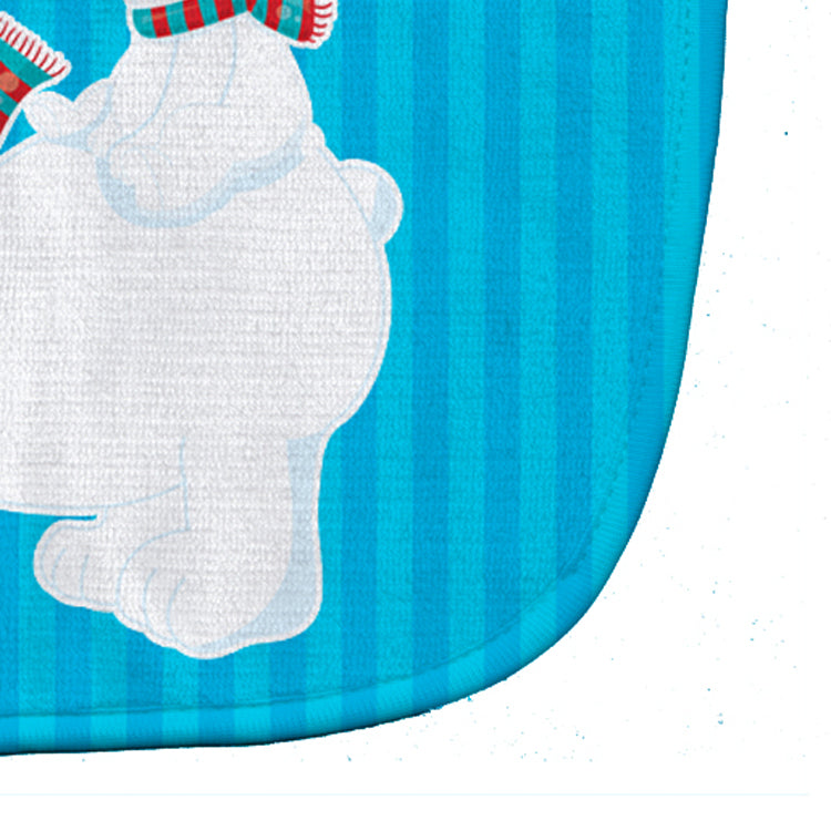 Polar Bears #6 Baby Bib Easy-Clean Baby Bib Baby Feeding Accessory Baby Mealtime Essential, 10 x 13, Multicolor