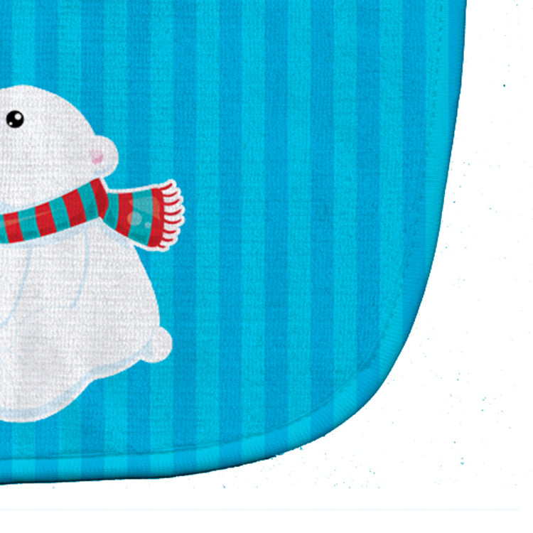 Polar Bear Baby Bib Easy-Clean Baby Bib Baby Feeding Accessory Baby Mealtime Essential, 10 x 13, Multicolor