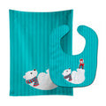 Polar Bear #4 Baby Bib & Burp Cloth Easy-Clean Baby Bib Baby Feeding Accessory Baby Mealtime Essential