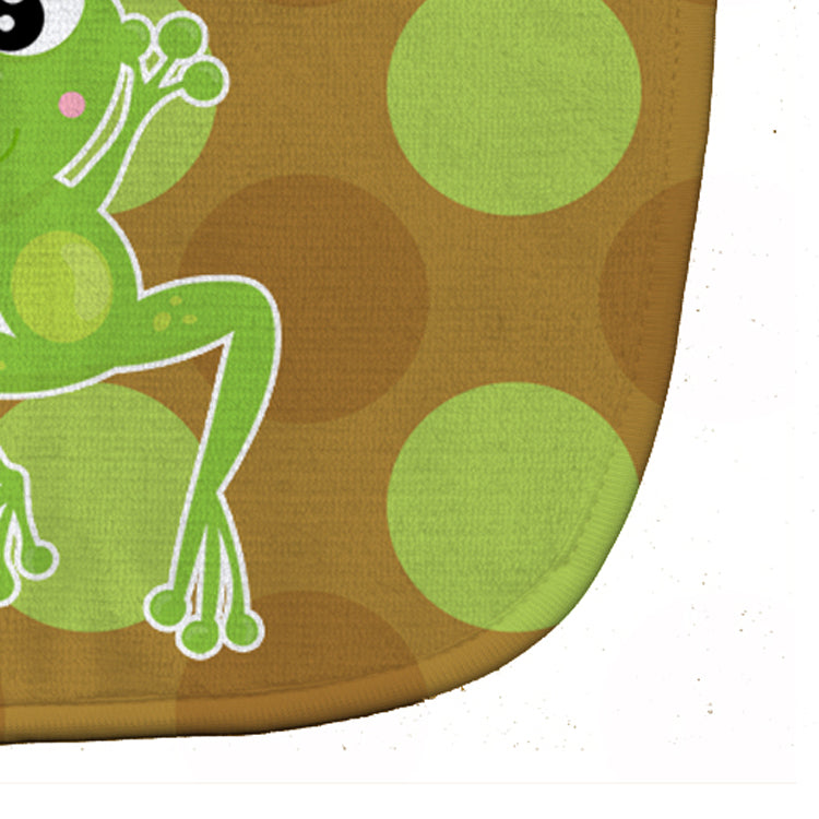Frog Prince #5 Baby Bib Easy-Clean Baby Bib Baby Feeding Accessory Baby Mealtime Essential, 10 x 13, Multicolor