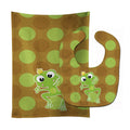 Frog Prince #5 Baby Bib & Burp Cloth Easy-Clean Baby Bib Baby Feeding Accessory Baby Mealtime Essential
