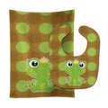 Frog Prince #6 Baby Bib & Burp Cloth Easy-Clean Baby Bib Baby Feeding Accessory Baby Mealtime Essential