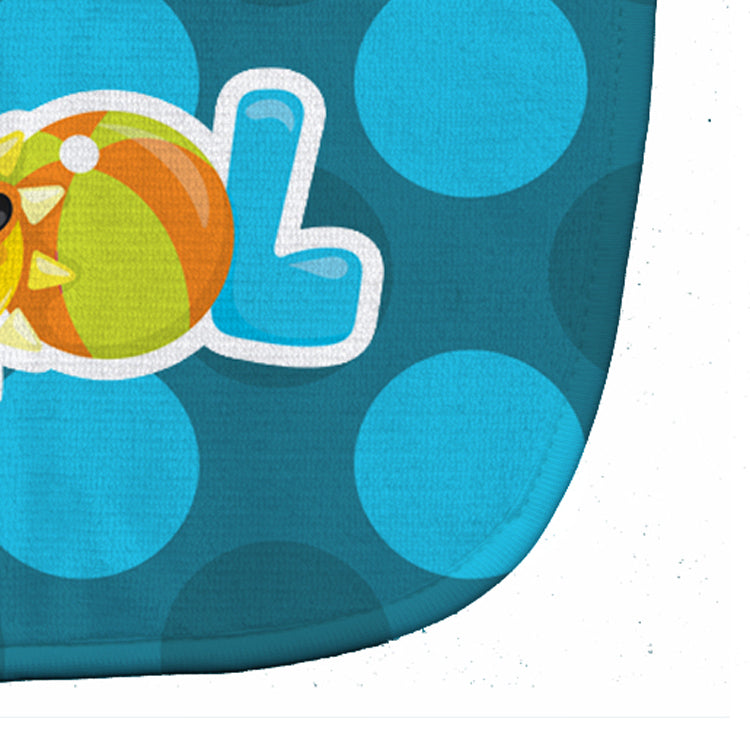 Summer Pool Baby Bib Easy-Clean Baby Bib Baby Feeding Accessory Baby Mealtime Essential, 10 x 13, Multicolor