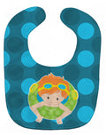Summer Pool Boy in Tube Ginger Baby Bib Easy-Clean Baby Bib Baby Feeding Accessory Baby Mealtime Essential, 10 x 13, Multicolor