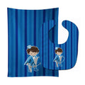 Prince Charming Brunette Baby Bib & Burp Cloth Easy-Clean Baby Bib Baby Feeding Accessory Baby Mealtime Essential