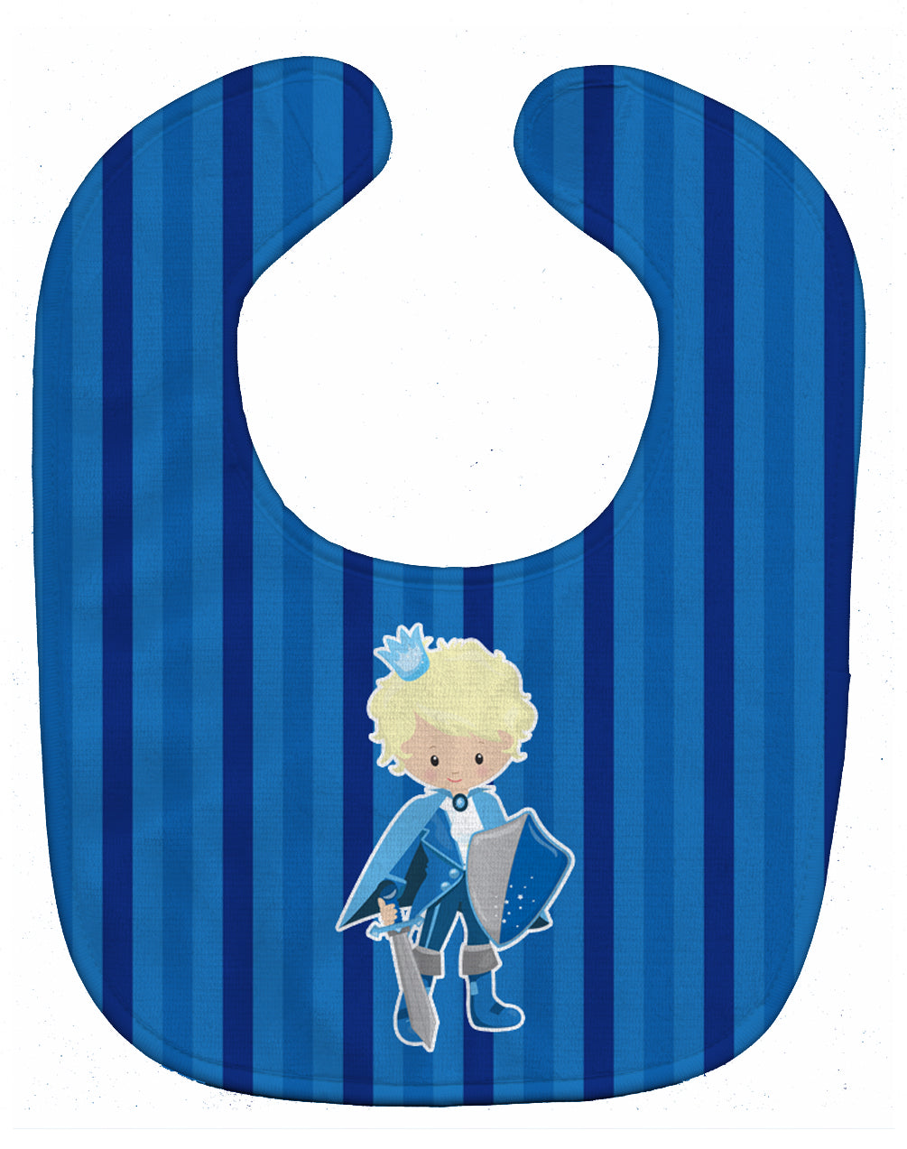 Prince Charming Blonde Baby Bib Easy-Clean Baby Bib Baby Feeding Accessory Baby Mealtime Essential, 10 x 13, Multicolor