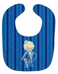 Prince Charming Blonde Baby Bib Easy-Clean Baby Bib Baby Feeding Accessory Baby Mealtime Essential, 10 x 13, Multicolor
