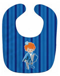Prince Charming Ginger Baby Bib Easy-Clean Baby Bib Baby Feeding Accessory Baby Mealtime Essential, 10 x 13, Multicolor