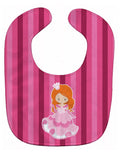 Princess Ginger Baby Bib Easy-Clean Baby Bib Baby Feeding Accessory Baby Mealtime Essential, 10 x 13, Multicolor