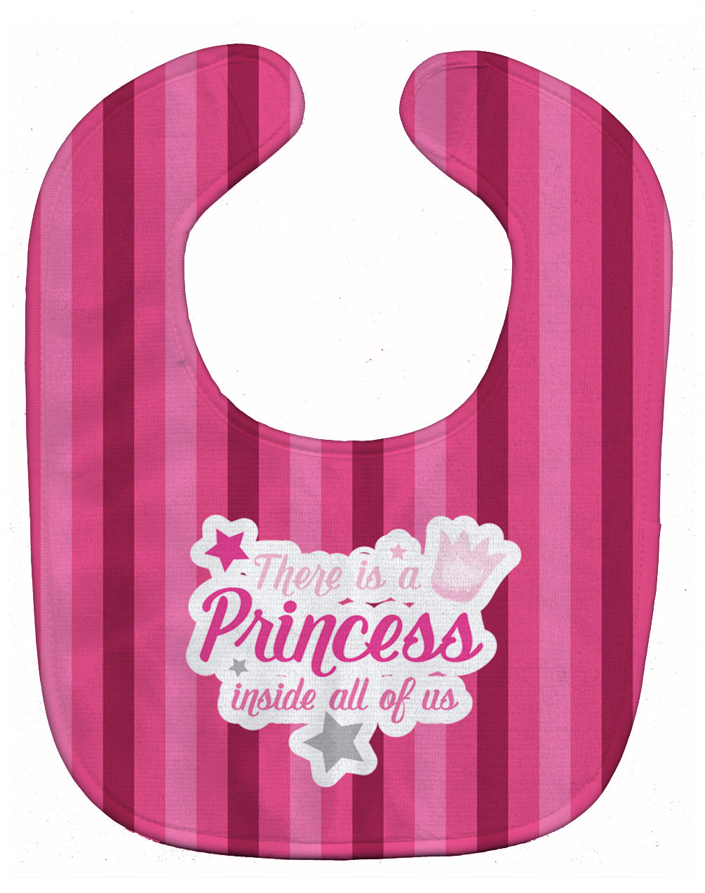 There is a Princess iside all of us Baby Bib Easy-Clean Baby Bib Baby Feeding Accessory Baby Mealtime Essential, 10 x 13, Multicolor