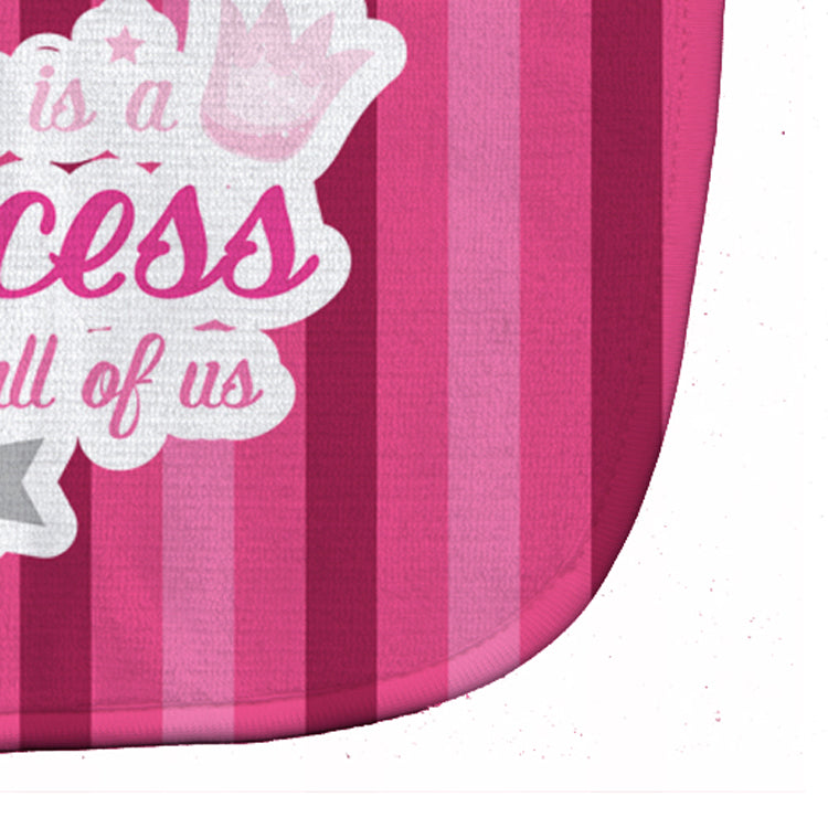 There is a Princess iside all of us Baby Bib Easy-Clean Baby Bib Baby Feeding Accessory Baby Mealtime Essential, 10 x 13, Multicolor
