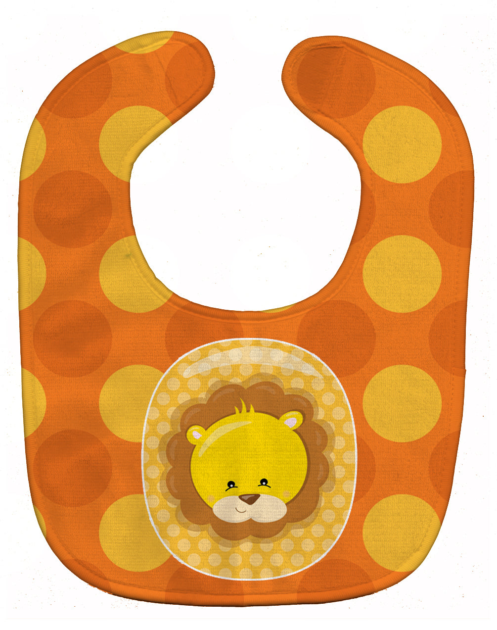 Zoo Month 0 Lion Baby Bib Easy-Clean Baby Bib Baby Feeding Accessory Baby Mealtime Essential, 10 x 13, Multicolor