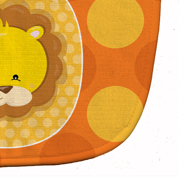 Zoo Month 0 Lion Baby Bib Easy-Clean Baby Bib Baby Feeding Accessory Baby Mealtime Essential, 10 x 13, Multicolor