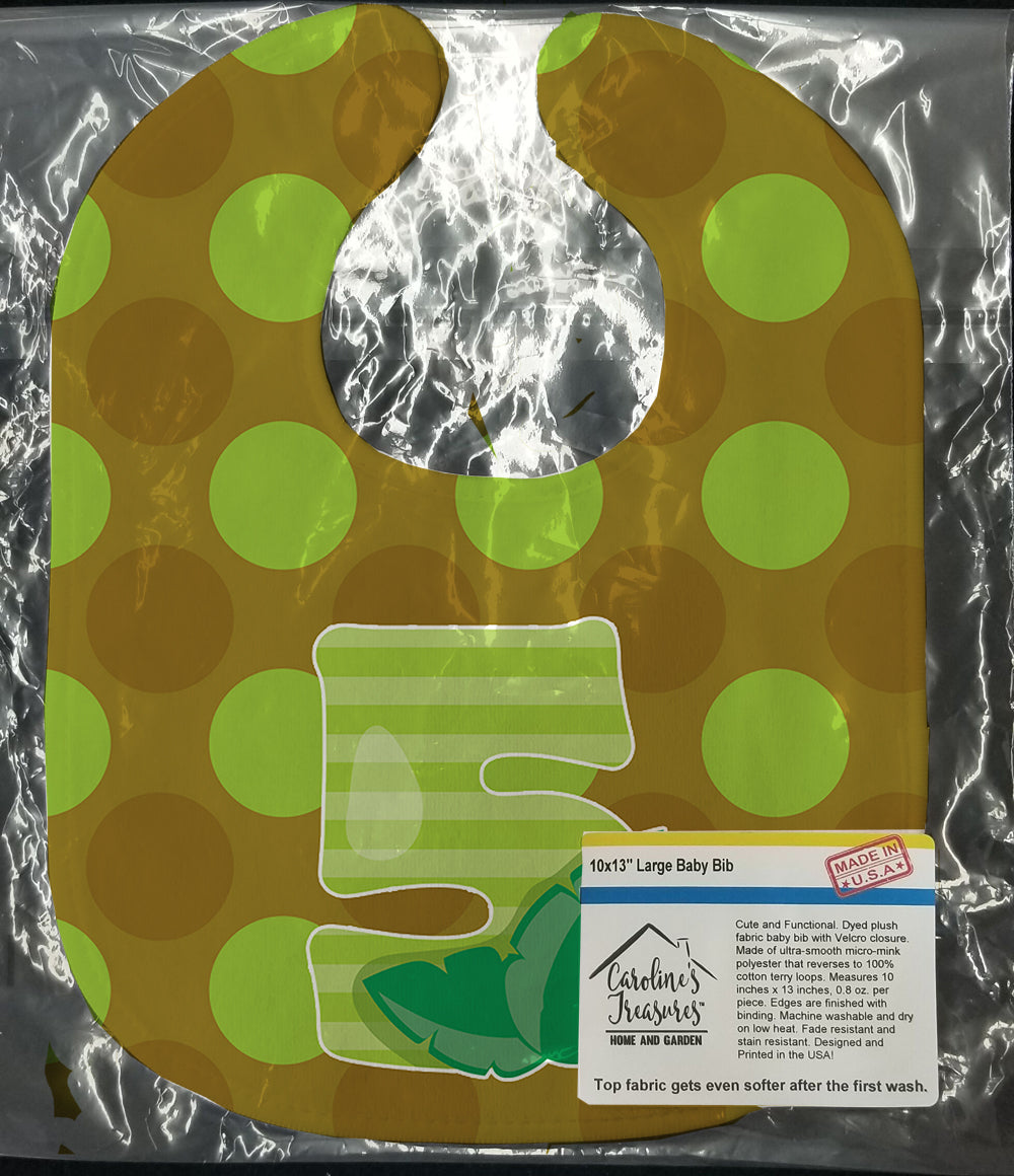 Zoo Month 5 Baby Bib Easy-Clean Baby Bib Baby Feeding Accessory Baby Mealtime Essential, 10 x 13, Multicolor