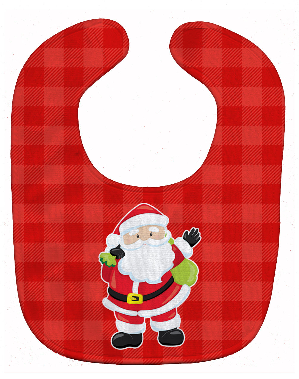 Christmas Santa Claus #1 Baby Bib Easy-Clean Baby Bib Baby Feeding Accessory Baby Mealtime Essential, 10 x 13, Multicolor