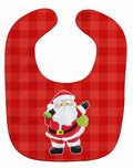 Christmas Santa Claus #1 Baby Bib Easy-Clean Baby Bib Baby Feeding Accessory Baby Mealtime Essential, 10 x 13, Multicolor