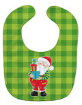 Christmas Santa Claus #3 Baby Bib Easy-Clean Baby Bib Baby Feeding Accessory Baby Mealtime Essential, 10 x 13, Multicolor