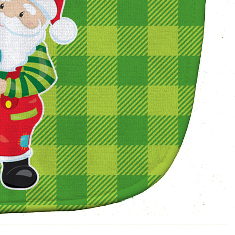 Christmas Santa Claus #3 Baby Bib Easy-Clean Baby Bib Baby Feeding Accessory Baby Mealtime Essential, 10 x 13, Multicolor