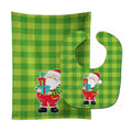 Christmas Santa Claus #3 Baby Bib & Burp Cloth Easy-Clean Baby Bib Baby Feeding Accessory Baby Mealtime Essential