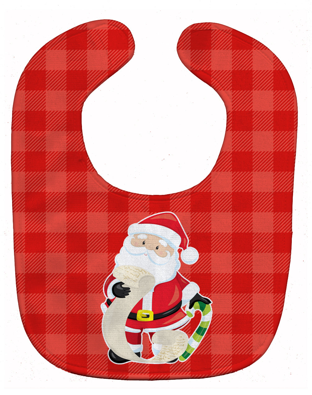 Christmas Santa Claus list Baby Bib Easy-Clean Baby Bib Baby Feeding Accessory Baby Mealtime Essential, 10 x 13, Multicolor