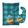Christmas Ornament Baby Bib & Burp Cloth Easy-Clean Baby Bib Baby Feeding Accessory Baby Mealtime Essential