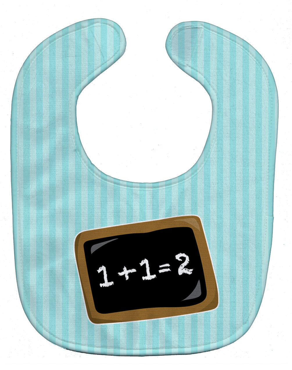 Back to School Math Baby Bib Easy-Clean Baby Bib Baby Feeding Accessory Baby Mealtime Essential, 10 x 13, Multicolor