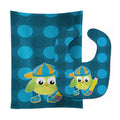 Back to School Boy Bird Baby Bib & Burp Cloth Easy-Clean Baby Bib Baby Feeding Accessory Baby Mealtime Essential
