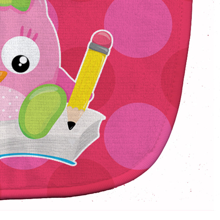 Back to School Girl Bird Baby Bib Easy-Clean Baby Bib Baby Feeding Accessory Baby Mealtime Essential, 10 x 13, Multicolor