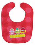 Back to School Birds Baby Bib Easy-Clean Baby Bib Baby Feeding Accessory Baby Mealtime Essential, 10 x 13, Multicolor