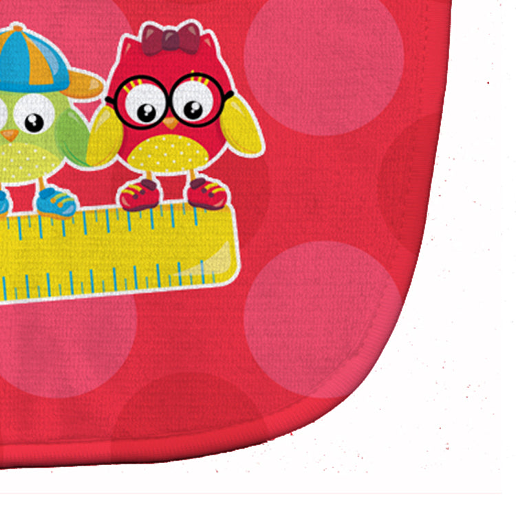 Back to School Birds Baby Bib Easy-Clean Baby Bib Baby Feeding Accessory Baby Mealtime Essential, 10 x 13, Multicolor