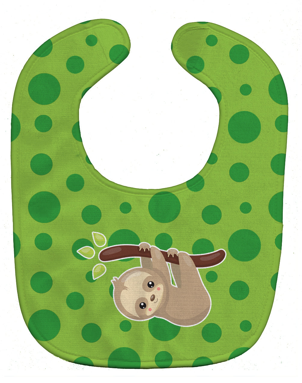 Sloth Baby Bib Easy-Clean Baby Bib Baby Feeding Accessory Baby Mealtime Essential, 10 x 13, Multicolor