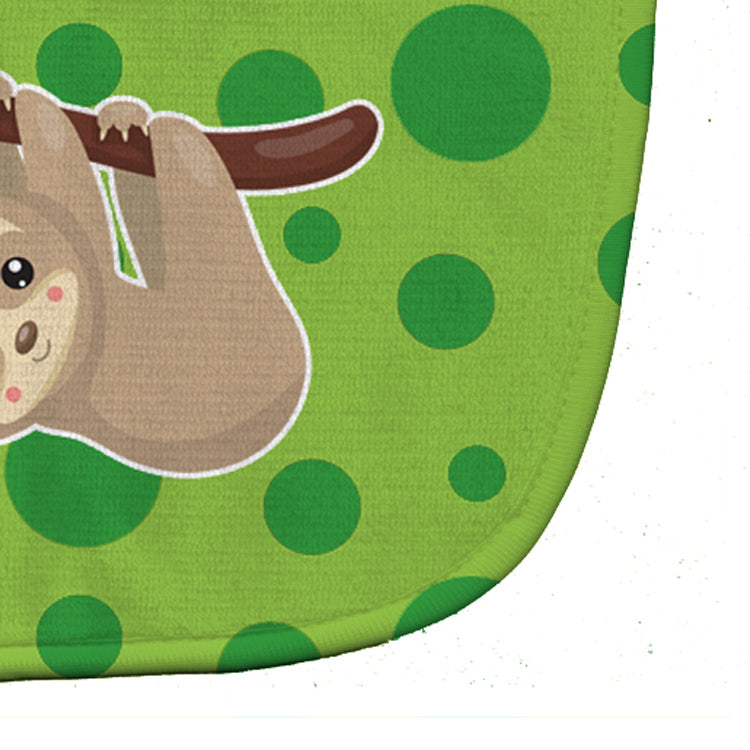 Sloth Baby Bib Easy-Clean Baby Bib Baby Feeding Accessory Baby Mealtime Essential, 10 x 13, Multicolor