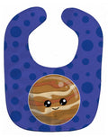 Planets Baby Bib Easy-Clean Baby Bib Baby Feeding Accessory Baby Mealtime Essential, 10 x 13, Multicolor