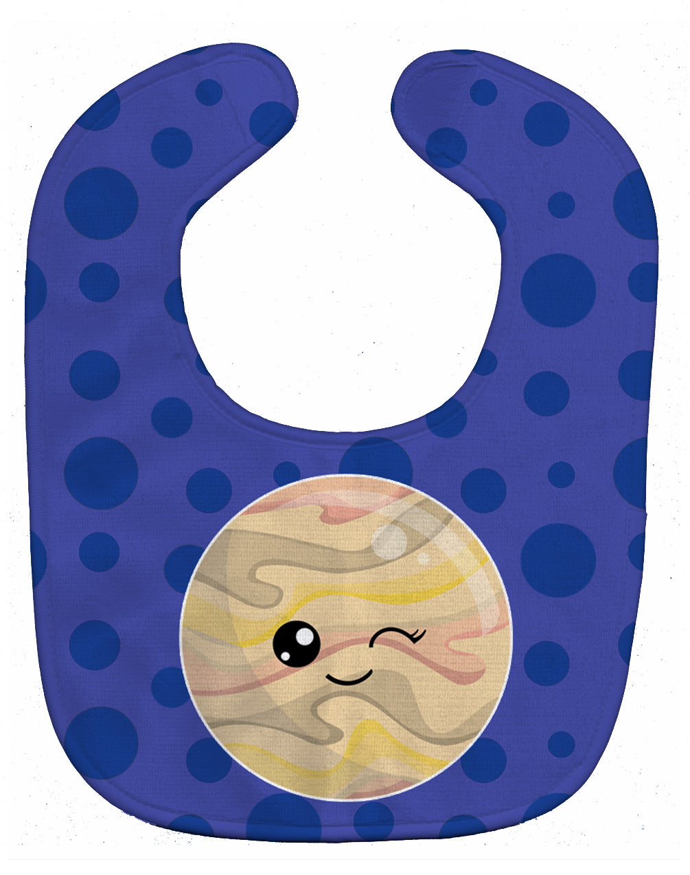 Planets Baby Bib Easy-Clean Baby Bib Baby Feeding Accessory Baby Mealtime Essential, 10 x 13, Multicolor