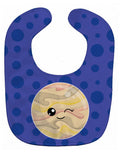 Planets Baby Bib Easy-Clean Baby Bib Baby Feeding Accessory Baby Mealtime Essential, 10 x 13, Multicolor
