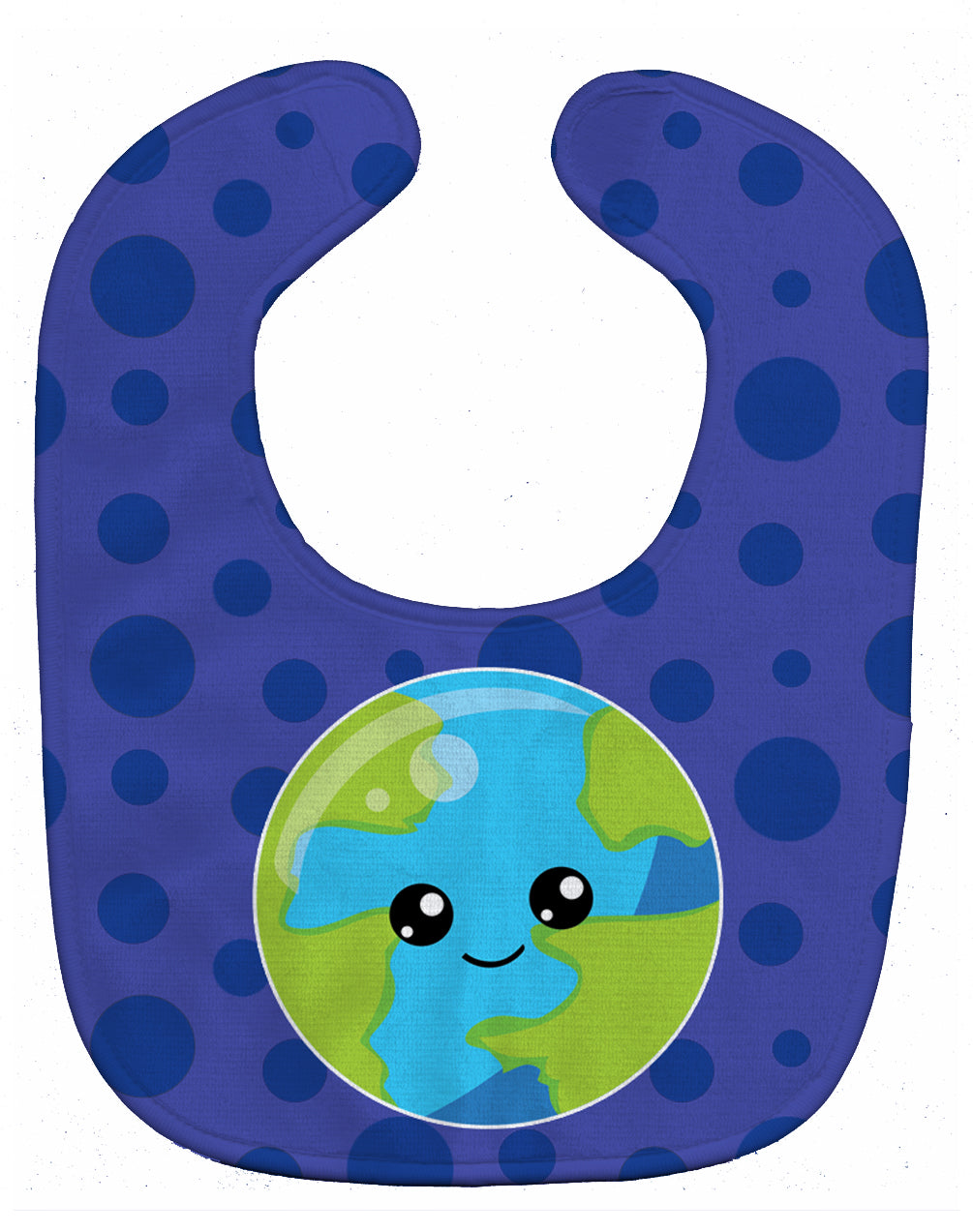 Planets Earth Baby Bib Easy-Clean Baby Bib Baby Feeding Accessory Baby Mealtime Essential, 10 x 13, Multicolor