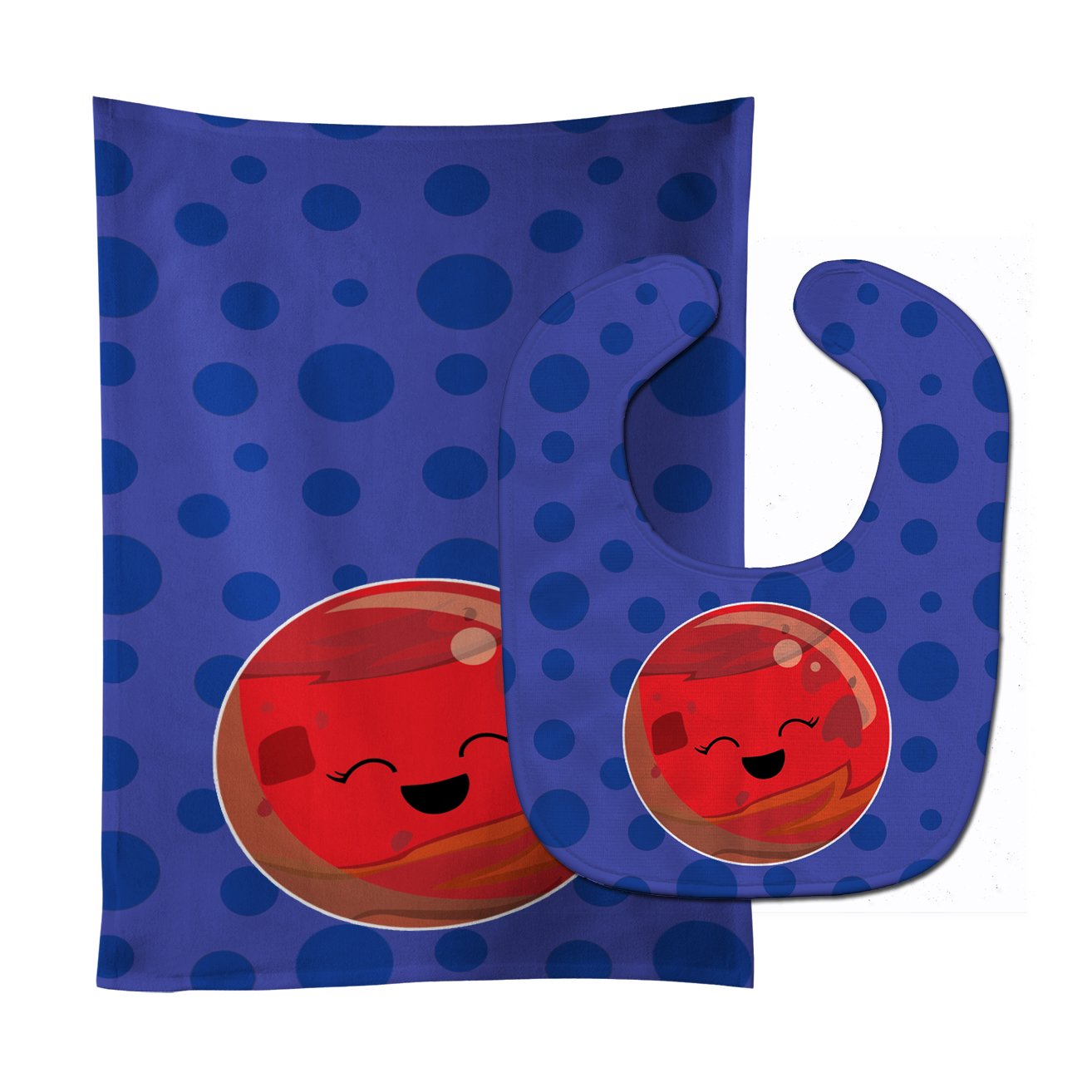 Planets Mercury Baby Bib & Burp Cloth Easy-Clean Baby Bib Baby Feeding Accessory Baby Mealtime Essential