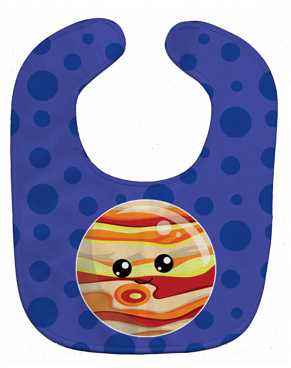 Planets Jupiter Baby Bib Easy-Clean Baby Bib Baby Feeding Accessory Baby Mealtime Essential, 10 x 13, Multicolor