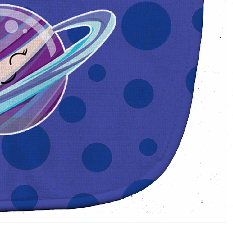 Planets Saturn Baby Bib Easy-Clean Baby Bib Baby Feeding Accessory Baby Mealtime Essential, 10 x 13, Multicolor