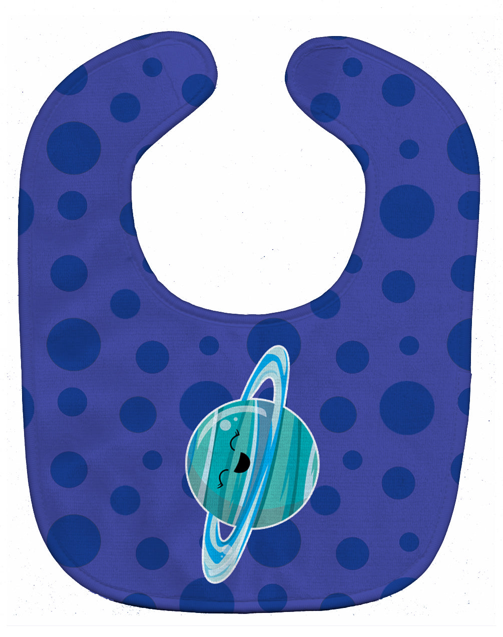 Planets Saturn Baby Bib Easy-Clean Baby Bib Baby Feeding Accessory Baby Mealtime Essential, 10 x 13, Multicolor
