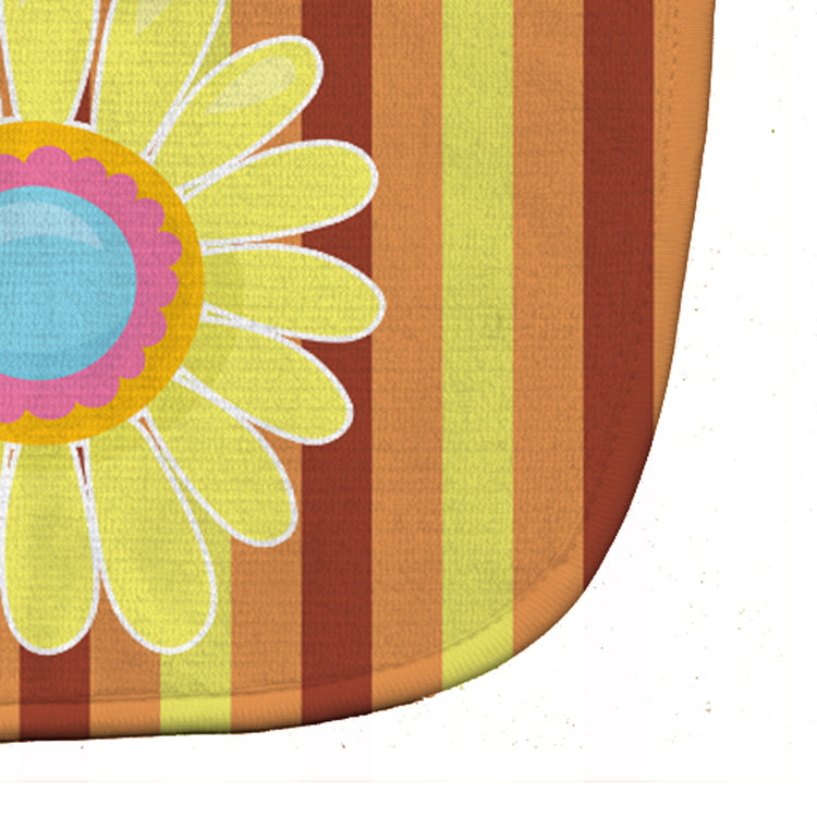 Heart Flower Baby Bib Easy-Clean Baby Bib Baby Feeding Accessory Baby Mealtime Essential, 10 x 13, Multicolor
