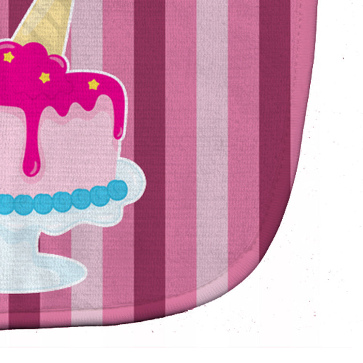 Ice Cream Cone Cake Baby Bib Easy-Clean Baby Bib Baby Feeding Accessory Baby Mealtime Essential, 10 x 13, Multicolor