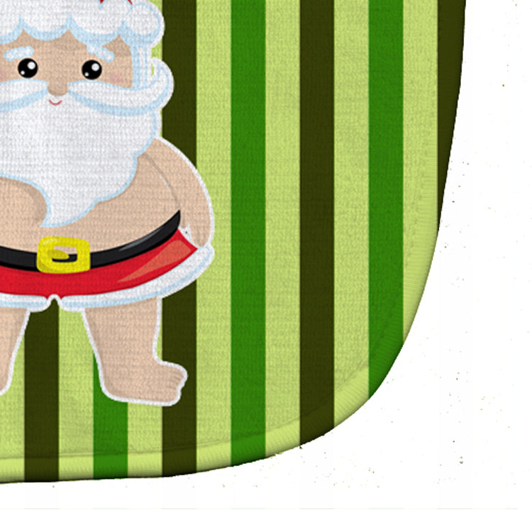 Beach Santa Claus #6 Baby Bib Easy-Clean Baby Bib Baby Feeding Accessory Baby Mealtime Essential, 10 x 13, Multicolor